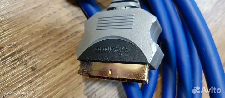 Кабель усиленный видео аудио scart 5 метров