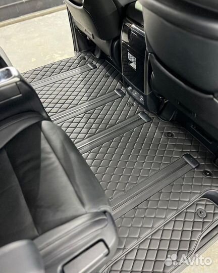 Автоковрики из экокожи для Toyota Alphard