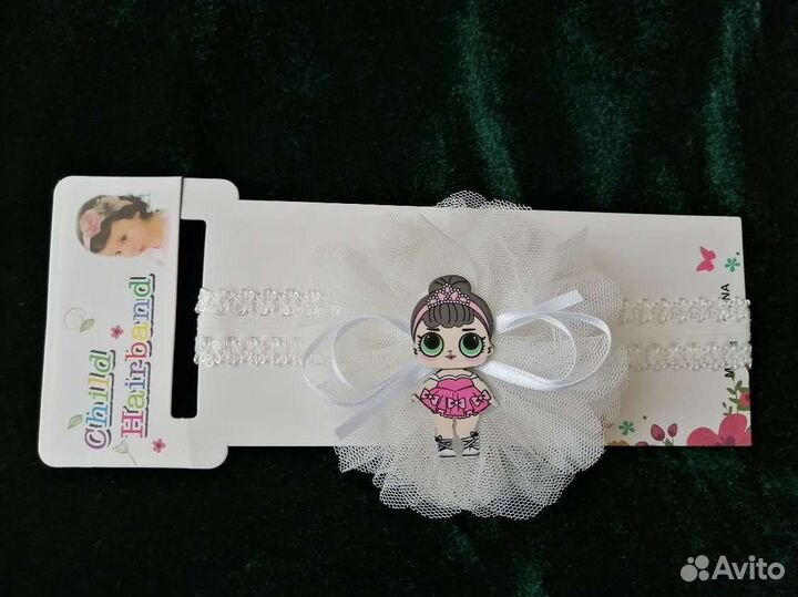 Резиночка на голову белая до 3х лет. Много вещей