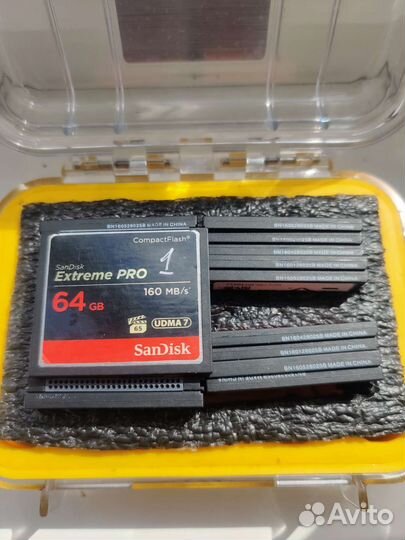 Флэшки SanDisk extreme pro 64GB compact flash