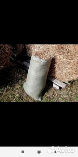 Солома в мешках на подстилку