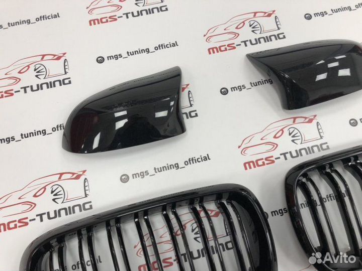 Набор BMW X6 F16 решетка и зеркала стиль М set #2