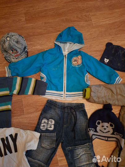 Вещи пакетом на мальчика 86-98 рост