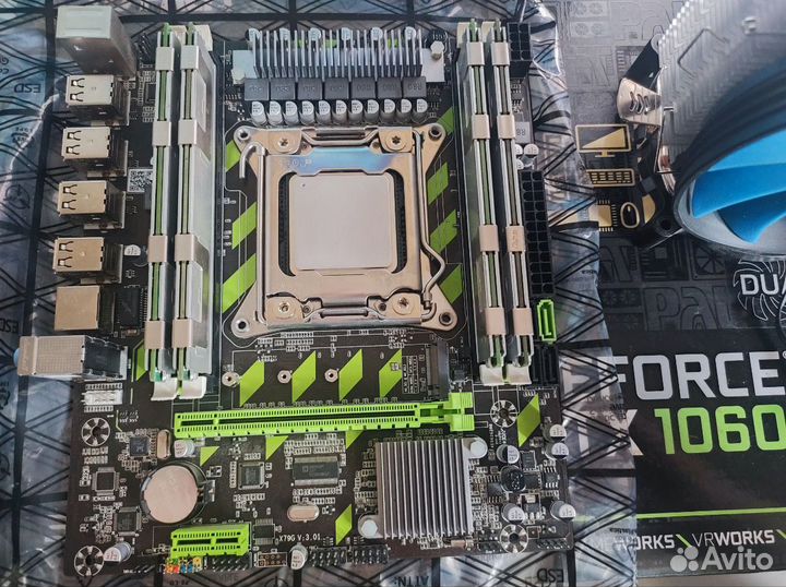 Комплект xeon e5 2689 + gtx 1060 3gb