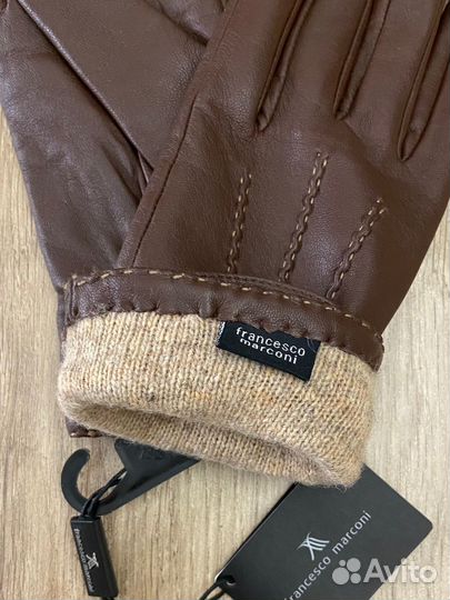 Перчатки женские кожаные