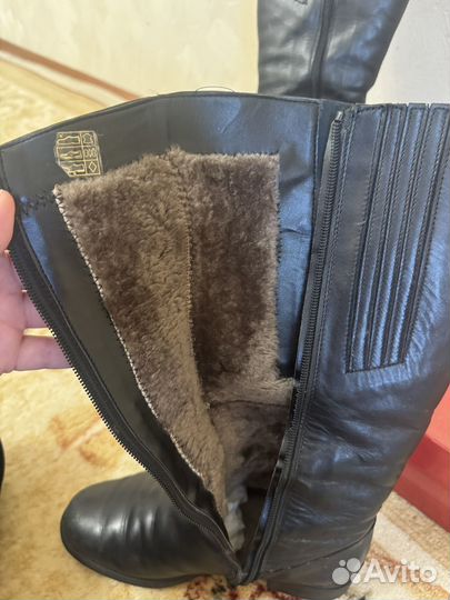 Сапоги женские зимние натуральная кожа