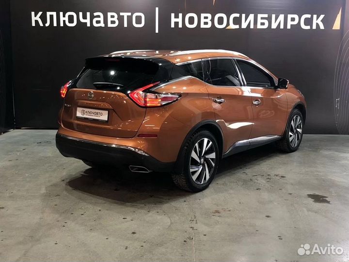 Nissan Murano 3.5 CVT, 2017, 109 000 км