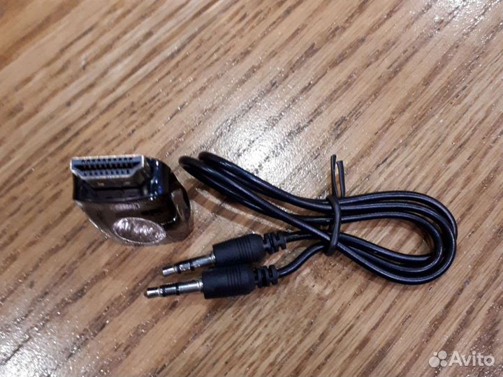 Переходник hdmi vga новый черный с aux