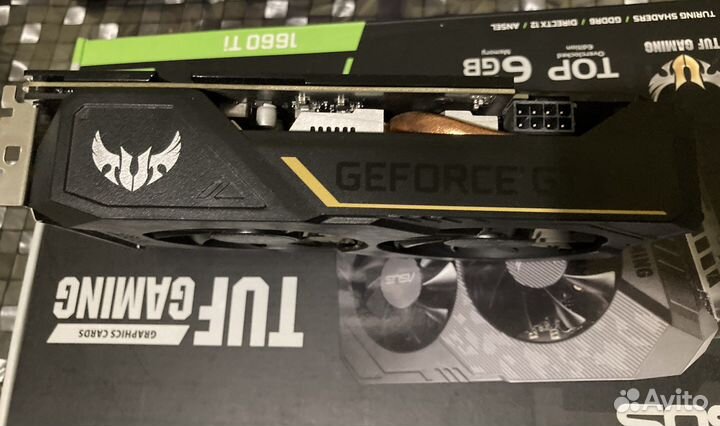 Видеокарта gtx 1660 ti 6gb Asus