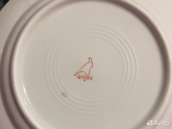 Десертные тарелки Дулево. Чайный сервиз