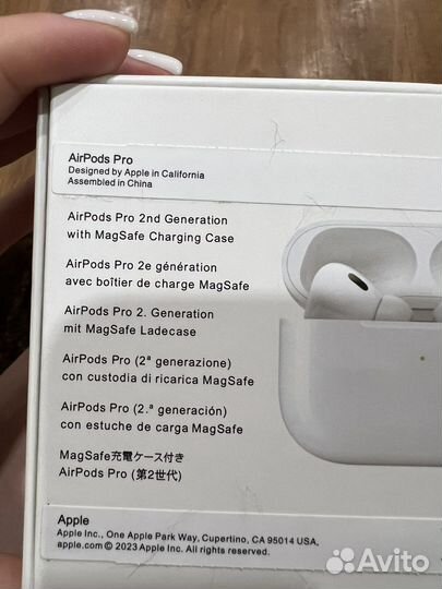 Беспроводные наушники apple airpods pro 2