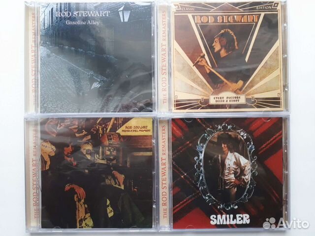 CD диски Rod Stewart, The Faces, Bonnie Tyler