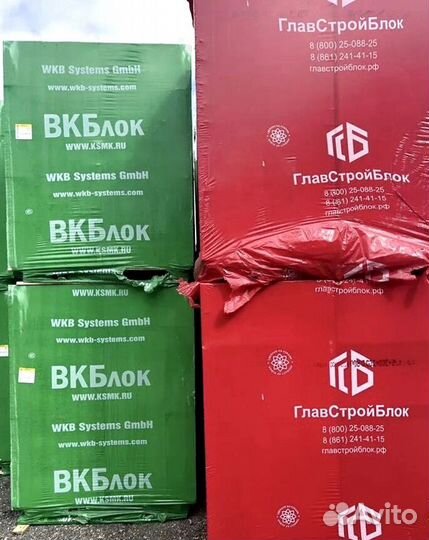 Газоблок газобетон вкблок 625х400х250