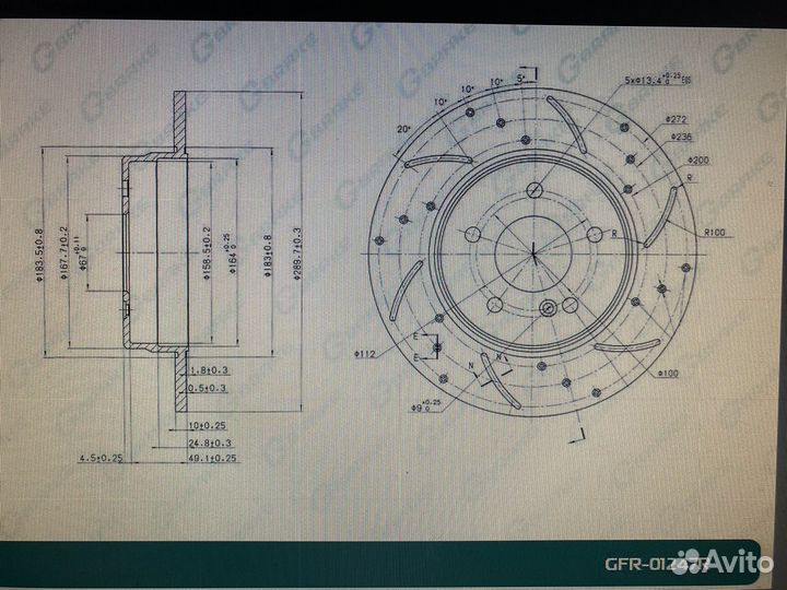 Тормозные диски mercedes w203