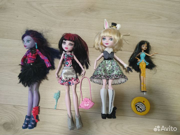 Куклы monster high и ever after high