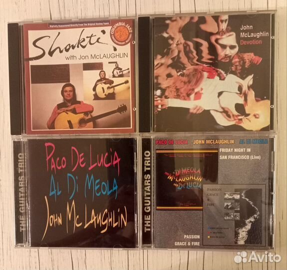 CD Mahavishnu orch., McLaughlin, Shakti и др