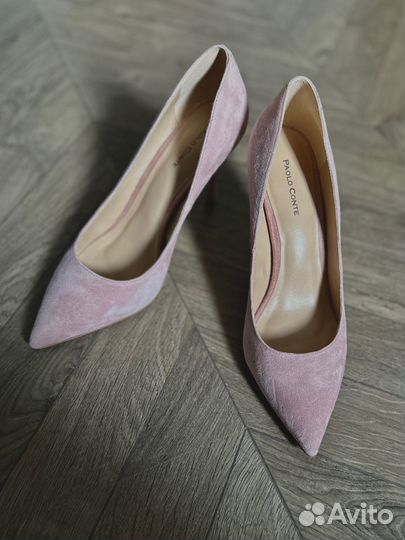 Туфли paolo conte 39 натуральная замша