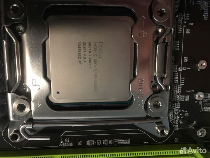 Игровой комплект x79 + 2660v2 + 16гб DDR3