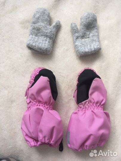 Варежки детские на девочку