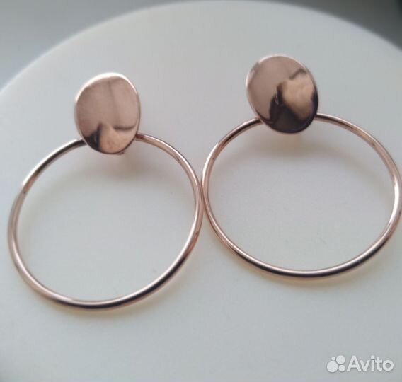 Серьги трансформеры серебро