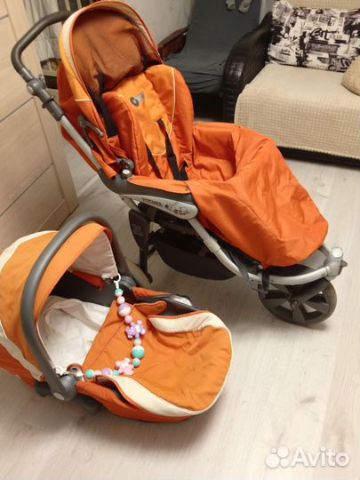 Коляска 2 в 1 бу
