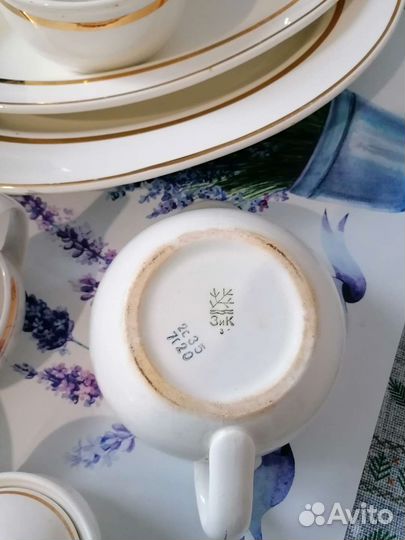 Столовый сервиз фарфор СССР