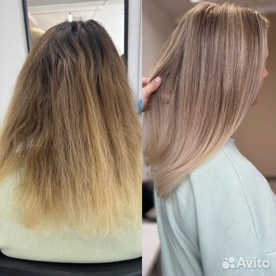 Окрашивание волос, мелирование, парикмахер