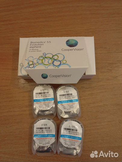 Линзы контактные