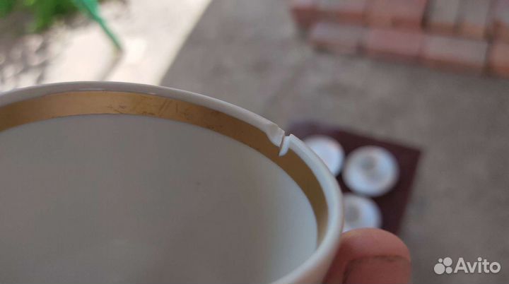 Кофейный сервис СССР (дефект)