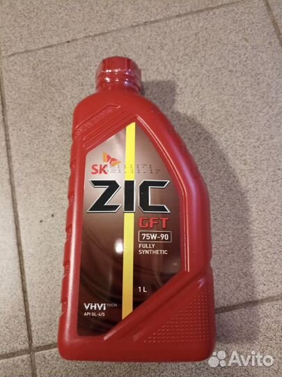 Масло трансмиссионное ZIC GFT 75W-90, 1 л
