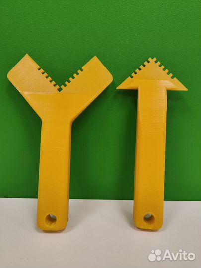 Шпатель зубчатый набор маляра 2 предмета