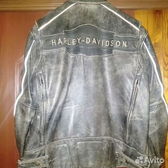 Мотокуртка кожаная мужская