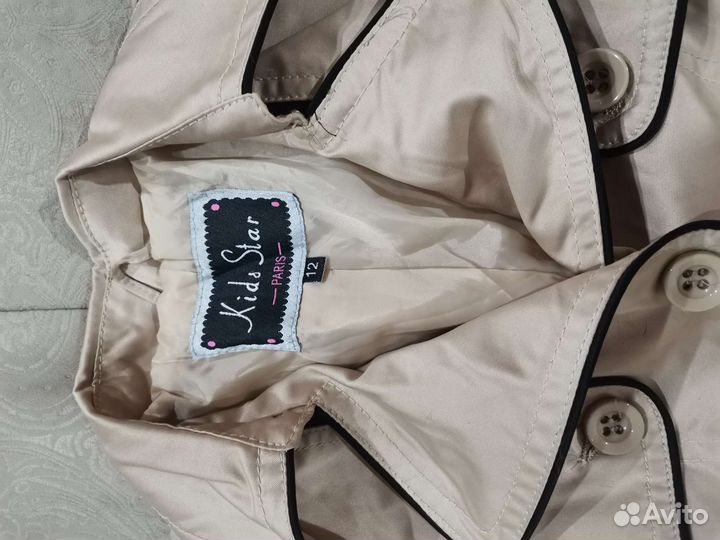 Плащ для девочки 140