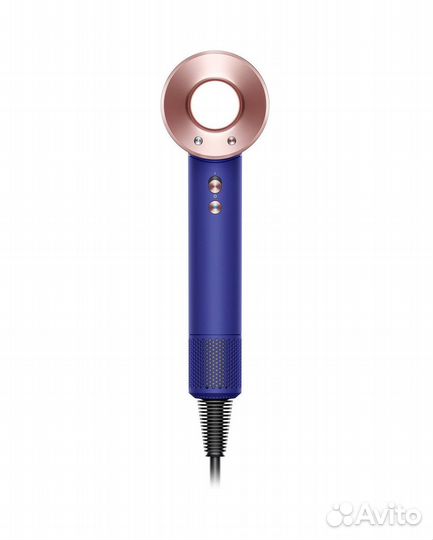 Фен Dyson Supersonic HD07 с футляром, синий, розов