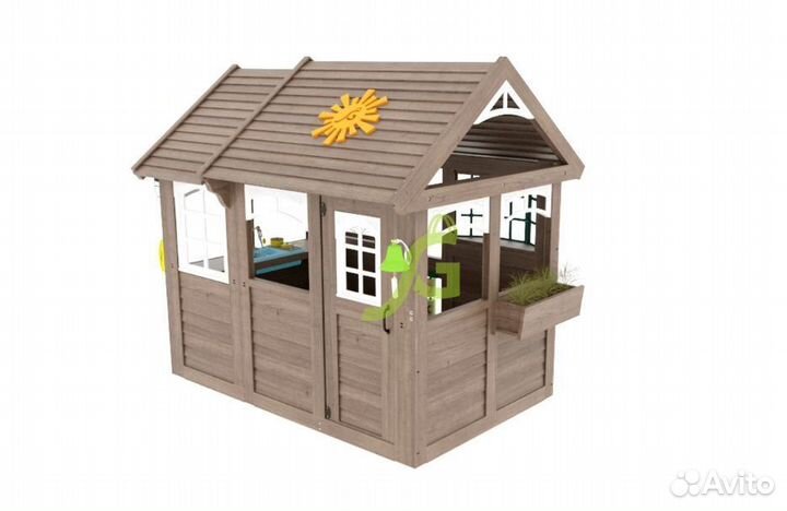 Детский домик игровой Коттедж 2