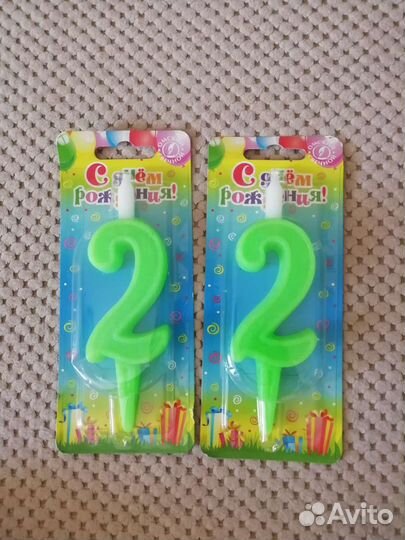 Свеча на торт