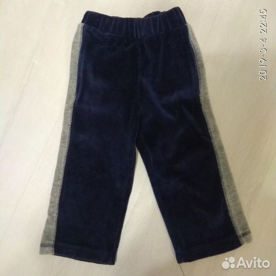 Велюровый костюм, 1 год (80 см)