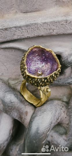 Дизайнерское кольцо Личи