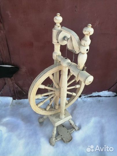 Прялка самопряха старинная