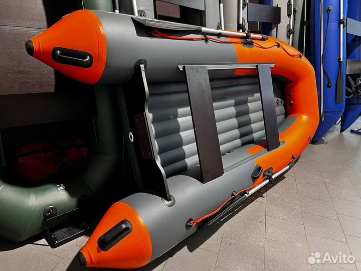 Лодка пвх Stormline Classic Air 335 оранжево-черна