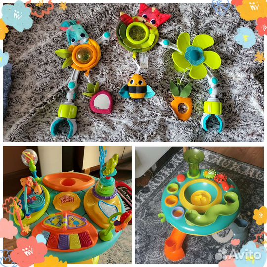 Развивающие игрушки, игровые столы