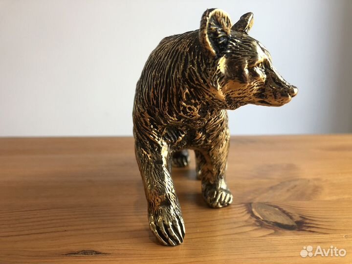 Медведь большой. Бронза. Фигурка. Статуэтка