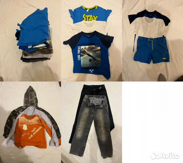 Вещи на мальчика пакетом 128-140
