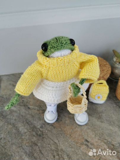 Лягушка вязаная
