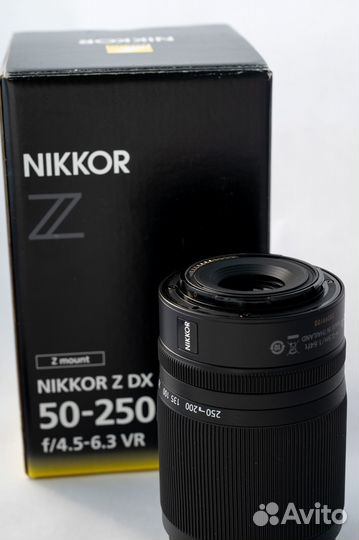 Объектив Nikon Z DX 50-250 mm f4.5-6.3 VR Nikkor Z
