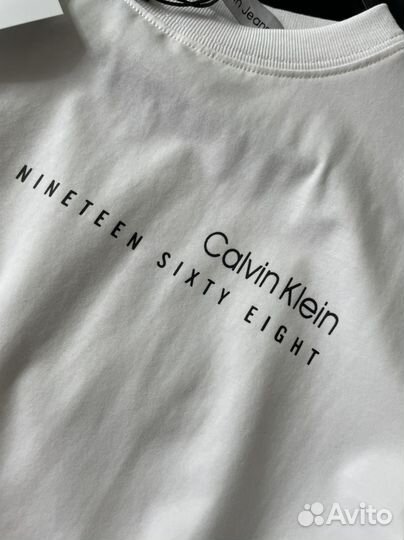 Футболка Calvin klein lux белая