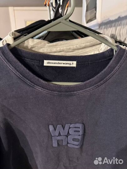 Свитшот Alexander Wang Blue Logo Оригинал