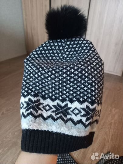 Комплект шапка и шарф женские