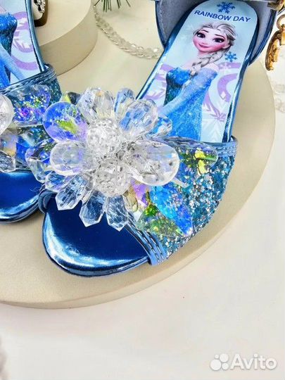 Туфли эльзы холодное сердце 26