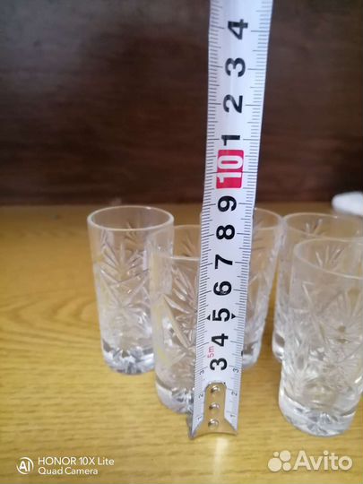 Стопки хрустальные СССР